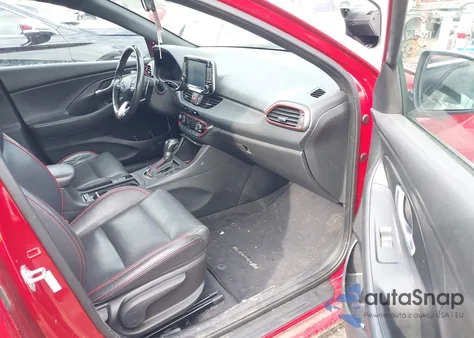 2018 Hyundai Elantra Gt Sport from USA, damaged, VIN KMHH55LC8JU073176